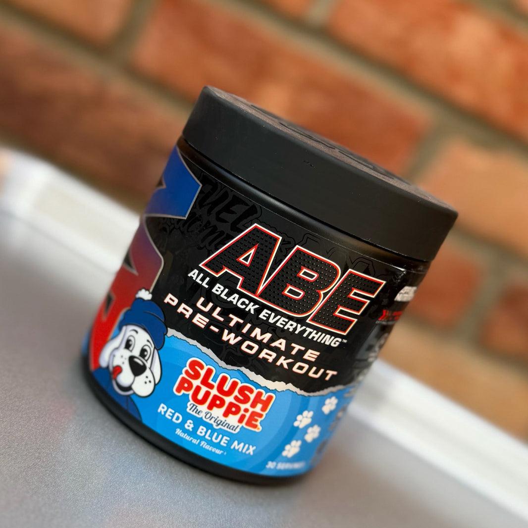 ABE Pre Workout Slush Puppie Red & Blue Mix 375g